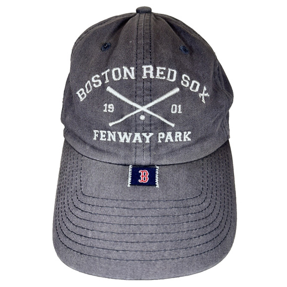 Boston Red Sox Twin Enterprises Baseball Hat Crossed Bats 1901 Dad Hat OSFA VTG - Picture 1 of 10